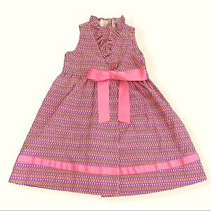 Classic Whimsy Ruffle Neck Dress Size 5t